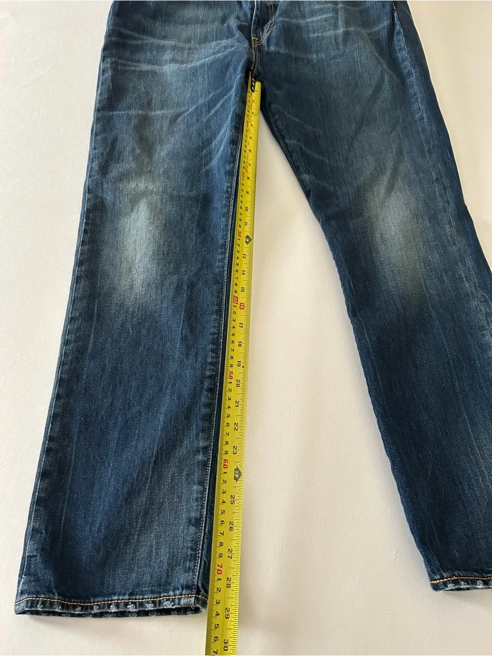 Levi's Straight Fit Faded Blue Men's Jeans